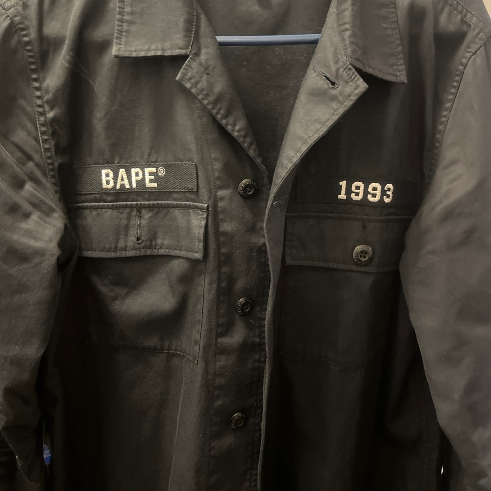 Bape Black Pirate Jacket with 1993 Detail